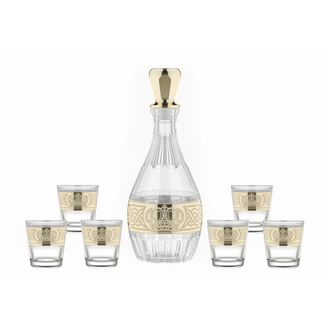 Set of glasses and carafe EMPIRE 6+1pcs.